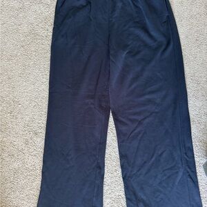 Black Wide Leg Sweatpants